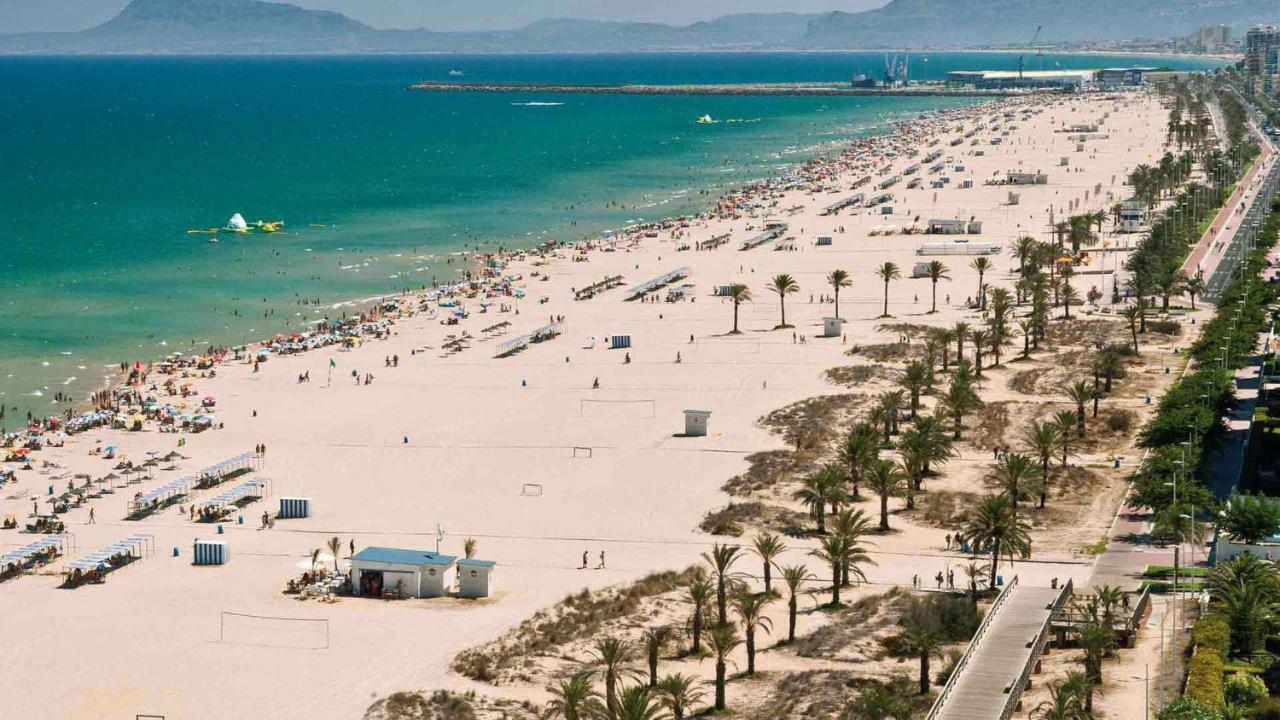 Apartamento Cala Blanca Solo Familias กันดิอา ภายนอก รูปภาพ