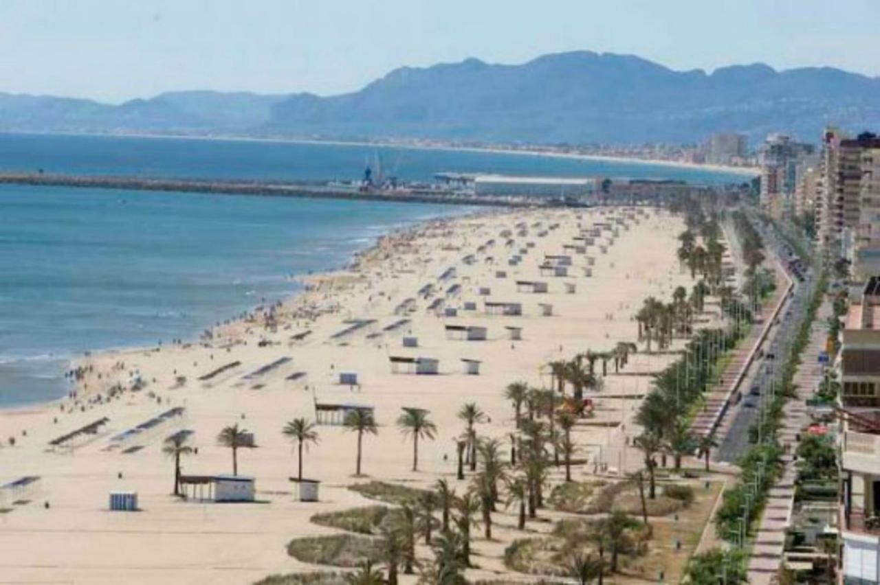 Apartamento Cala Blanca Solo Familias กันดิอา ภายนอก รูปภาพ