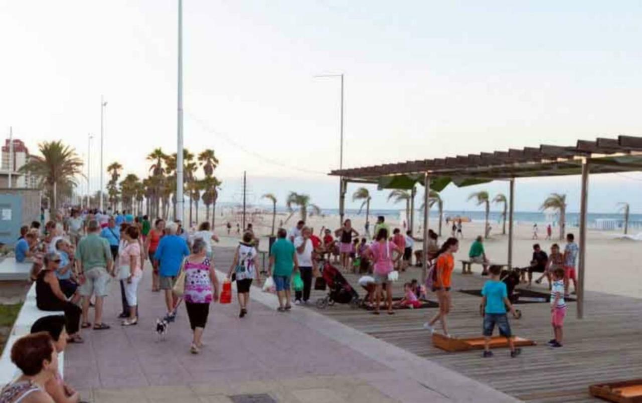 Apartamento Cala Blanca Solo Familias กันดิอา ภายนอก รูปภาพ